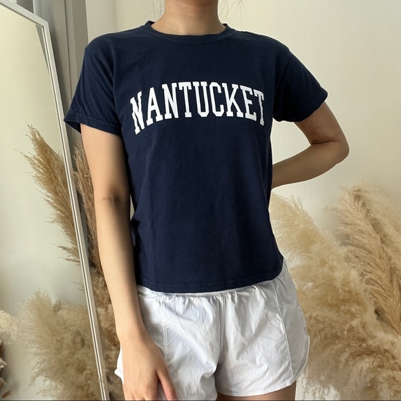 Brandy Melville Tops - Brandy Melville John Galt Nantucket Graphic Tee Jamie Top